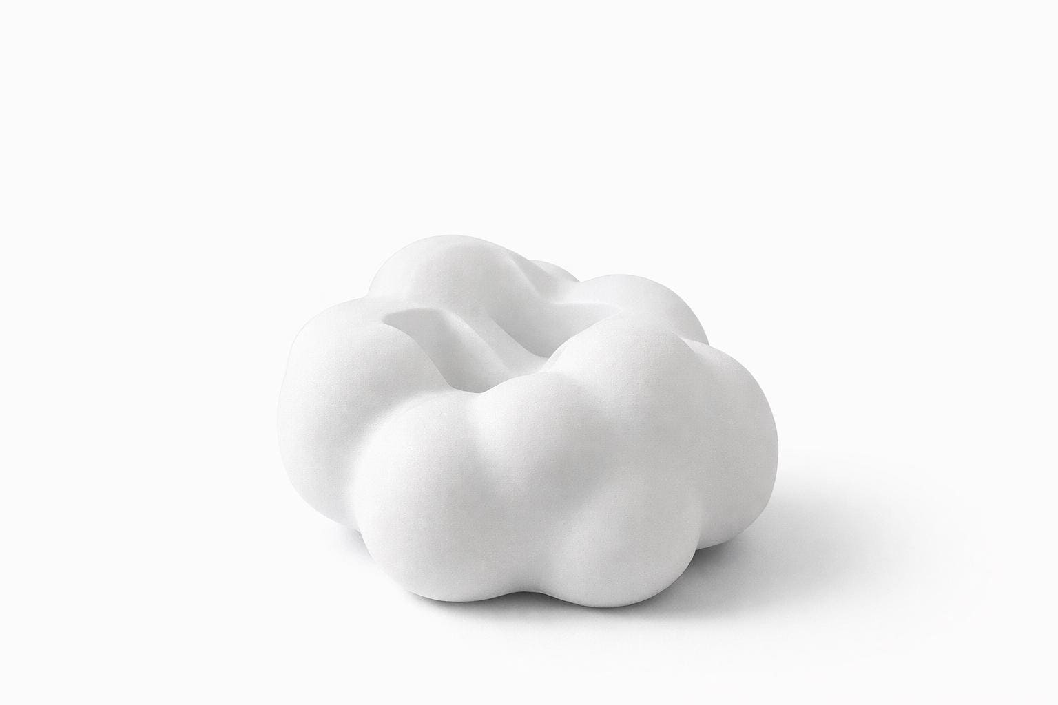 Cloud Remote Holder, Minimalist Desk Decor, TV Remote Organizer, Modern Living Room Storage