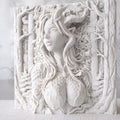 Forest Goddess Sculpture, Mythical Woman Figure, Nature Spirit Statue