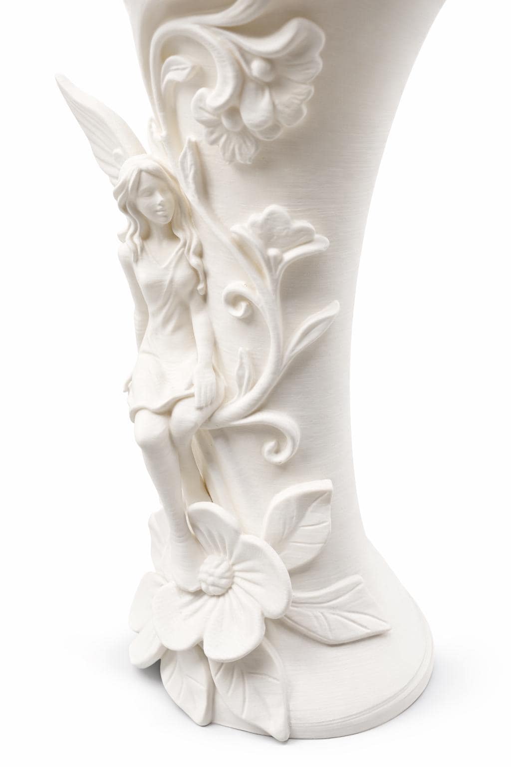 Fairy Sculpture Vase, Floral Fairy Decor, Cottagecore Fantasy Home Accent
