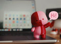 Little Magnet Guy Desk Decor, Minimalist Kawaii Figure, Two-Tone Design