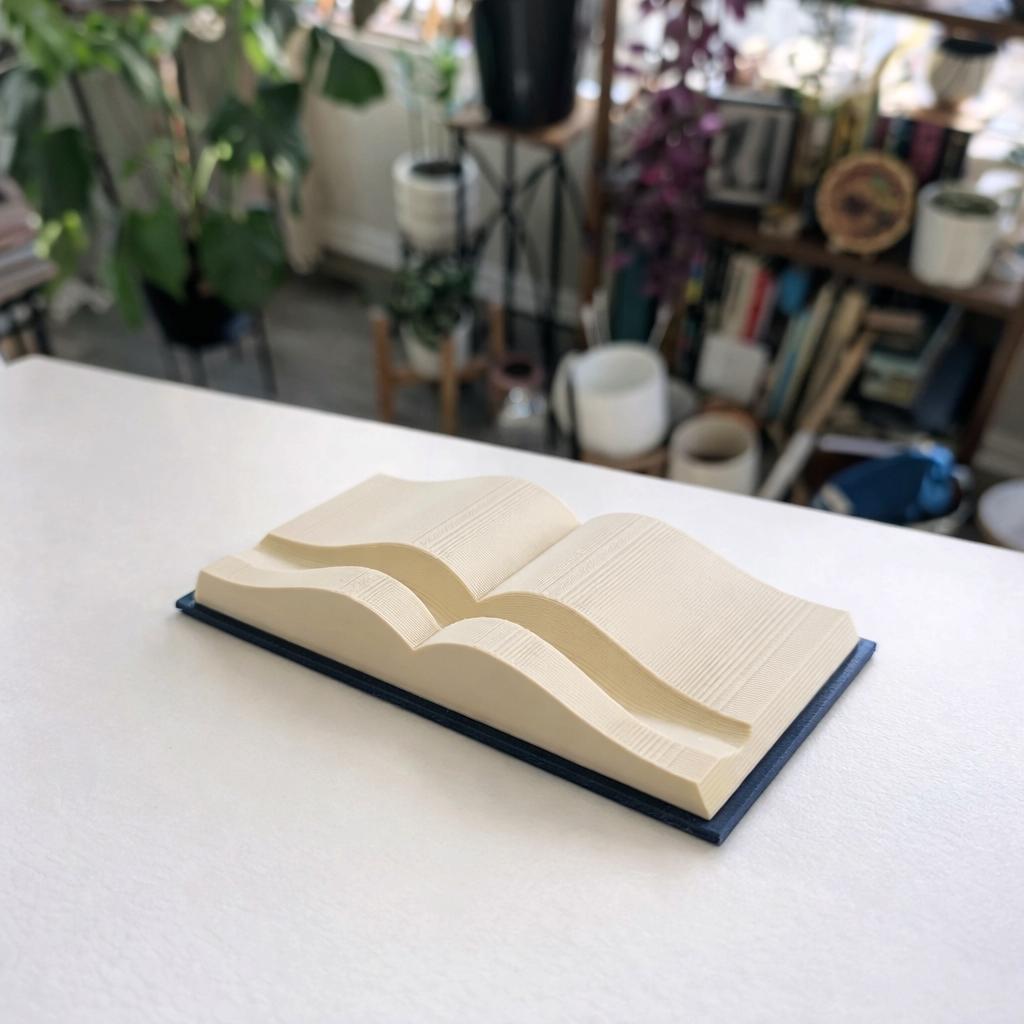 E-Reader Stand, Book Design, Kindle Holder, Book Lover Accessory
