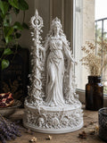 Persephone Statue, Greek Goddess Underworld Queen Sculpture, Gothic Mythology Figurine