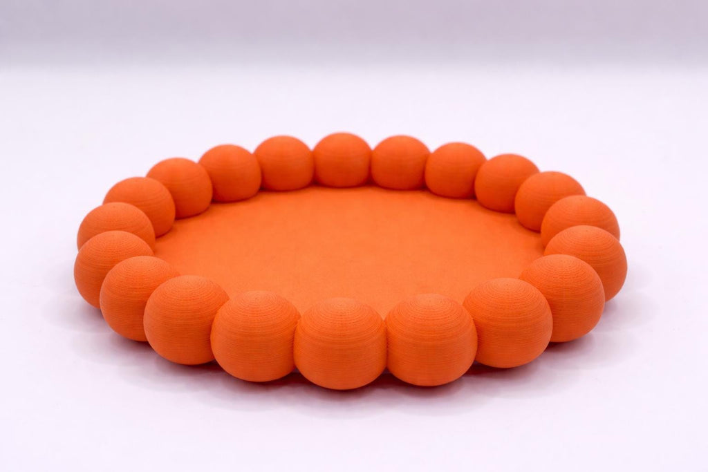 Beaded Jewelry Tray, Modern Vanity Organizer, Minimalist Trinket Dish
