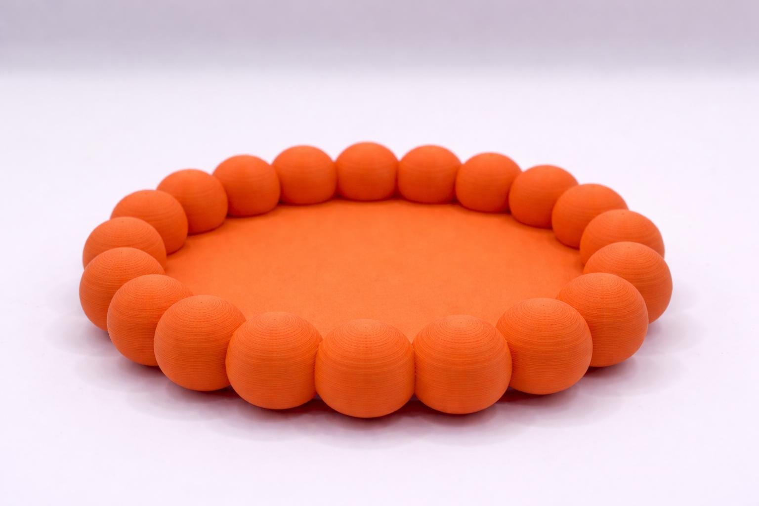 Beaded Jewelry Tray, Modern Vanity Organizer, Minimalist Trinket Dish