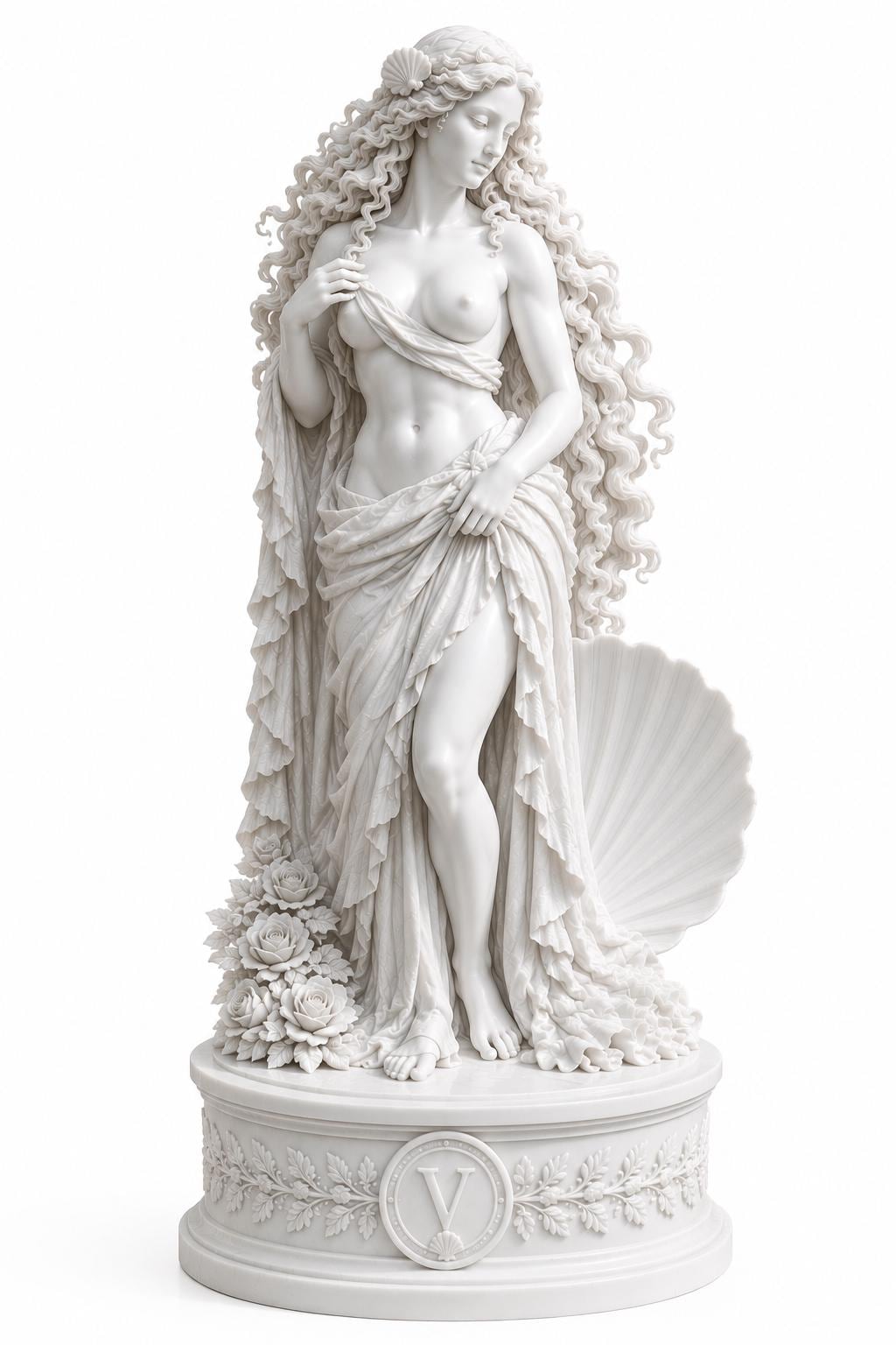 Goddess Venus Statue, Aphrodite Sculpture, Feminine Classical Art