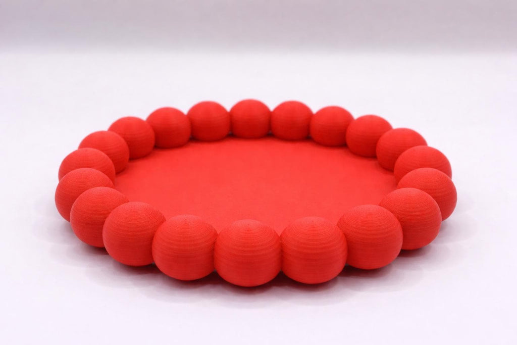 Beaded Jewelry Tray, Modern Vanity Organizer, Minimalist Trinket Dish
