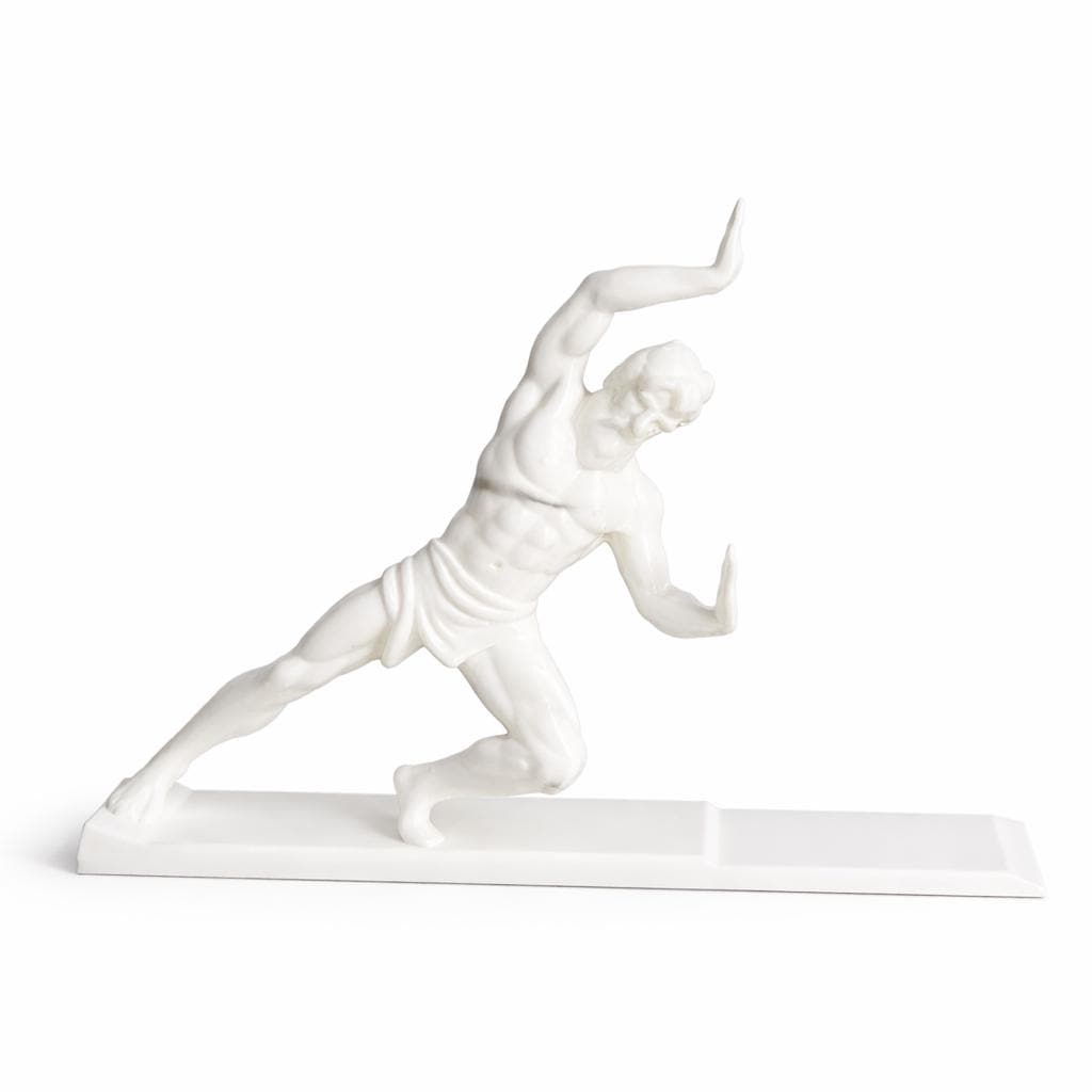 Greek Statue Bookend, Greek Myth Minimalist Shelf Decor, Modern Bookshelf Organizer