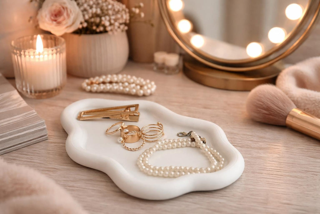 Minimalist Catchall Tray, Modern Jewelry Dish, Entryway Organizer, Desk Holder