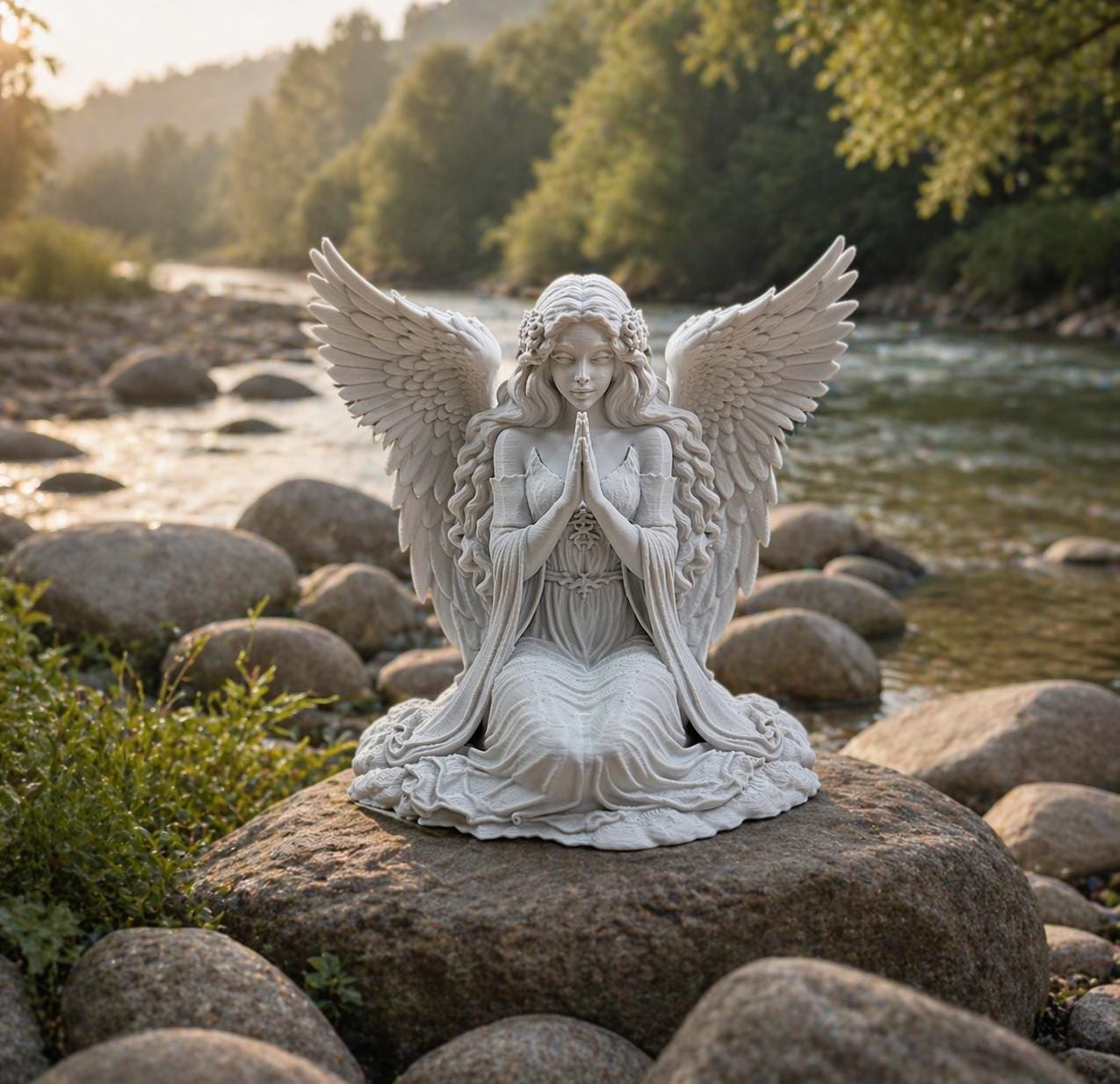 Guardian Angel Statue