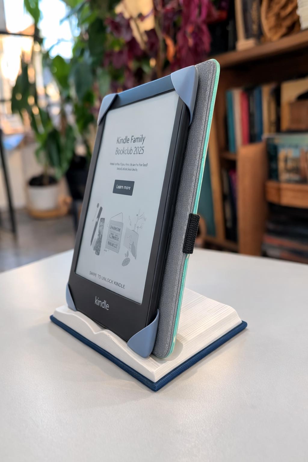 E-Reader Stand, Book Design, Kindle Holder, Book Lover Accessory