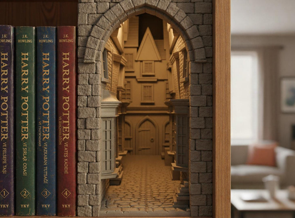 Wizard Alley Book Nook, Bookshelf Insert