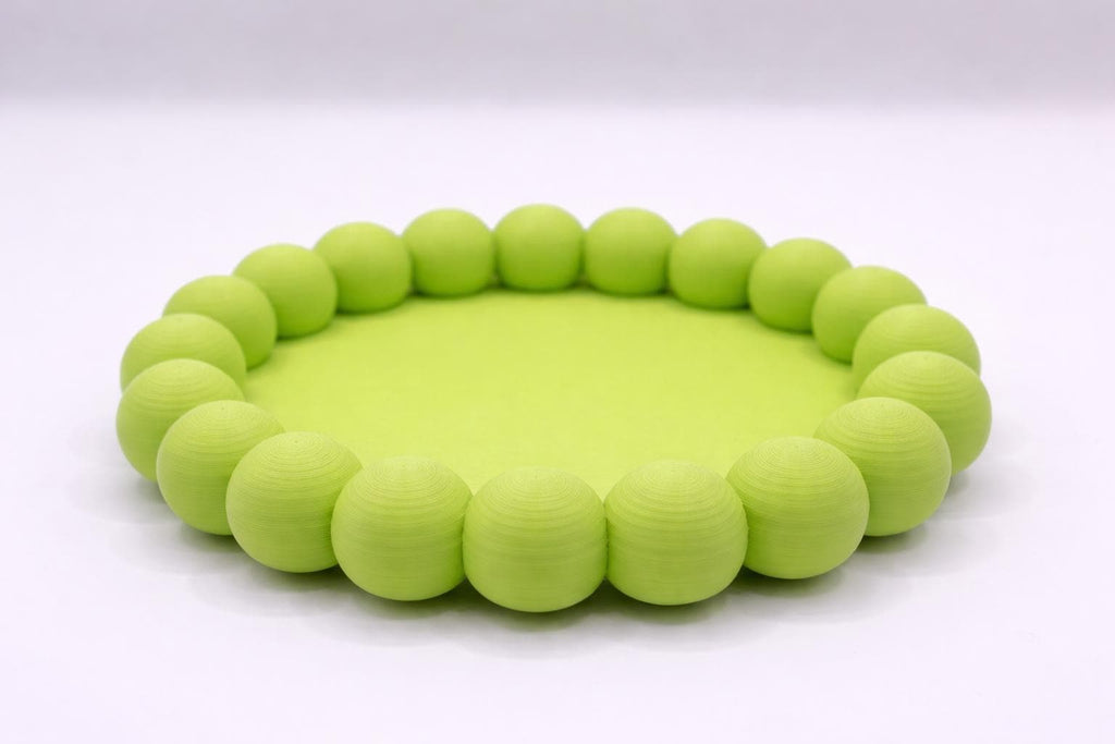 Beaded Jewelry Tray, Modern Vanity Organizer, Minimalist Trinket Dish