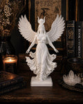 Goddess Statue Home Decor, Egyptian Goddess Isis Statue, White Sculpture, Bookshelf Decor, Mythology Inspired Gift, Altar Decor
