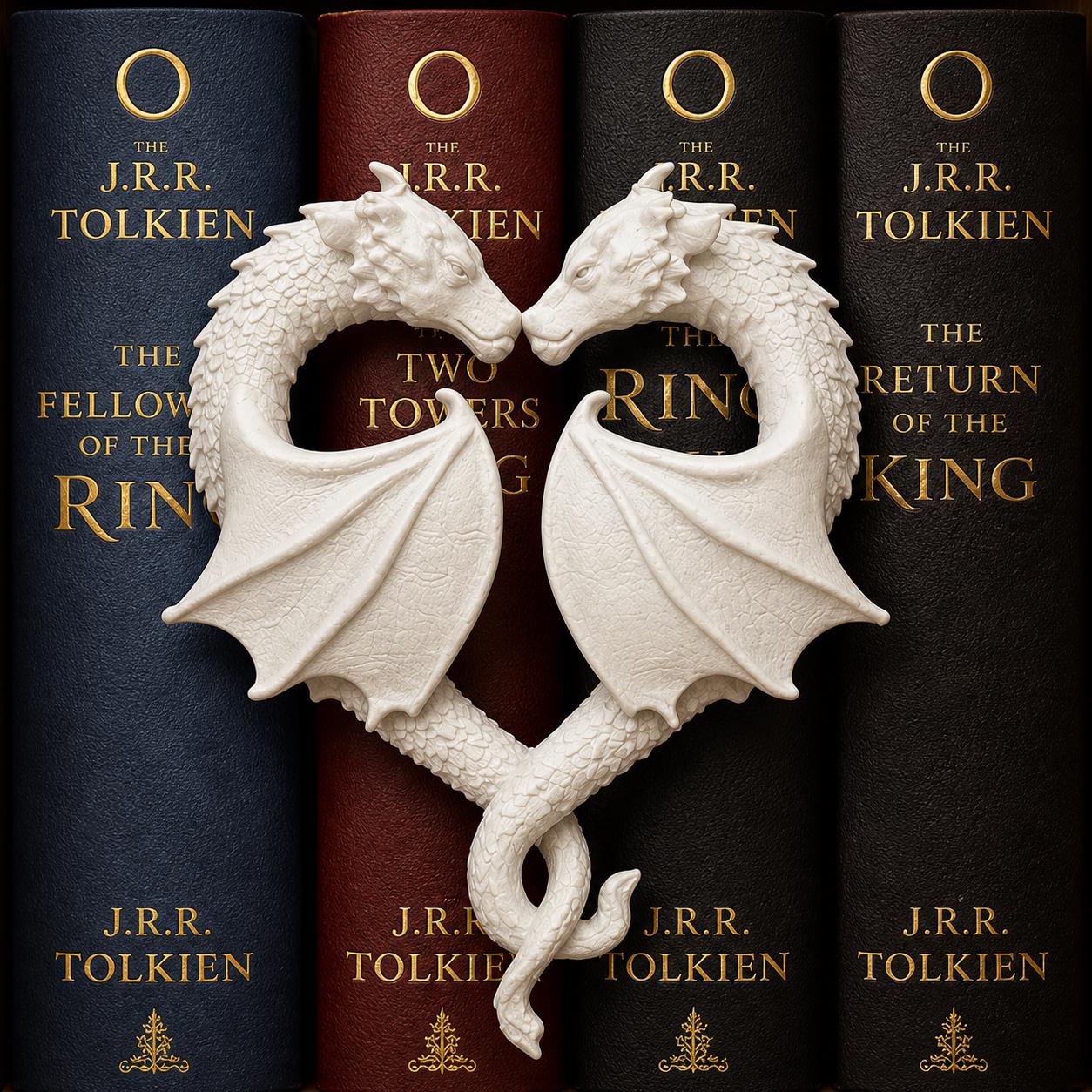 Dragon Book Nook, Black and White Dragon Bookshelf Insert, Fantasy Dragon Shelf Decor, LOTR Inspired Library Decor, Dragon Lover Gift