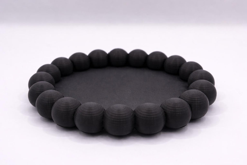 Beaded Jewelry Tray, Modern Vanity Organizer, Minimalist Trinket Dish