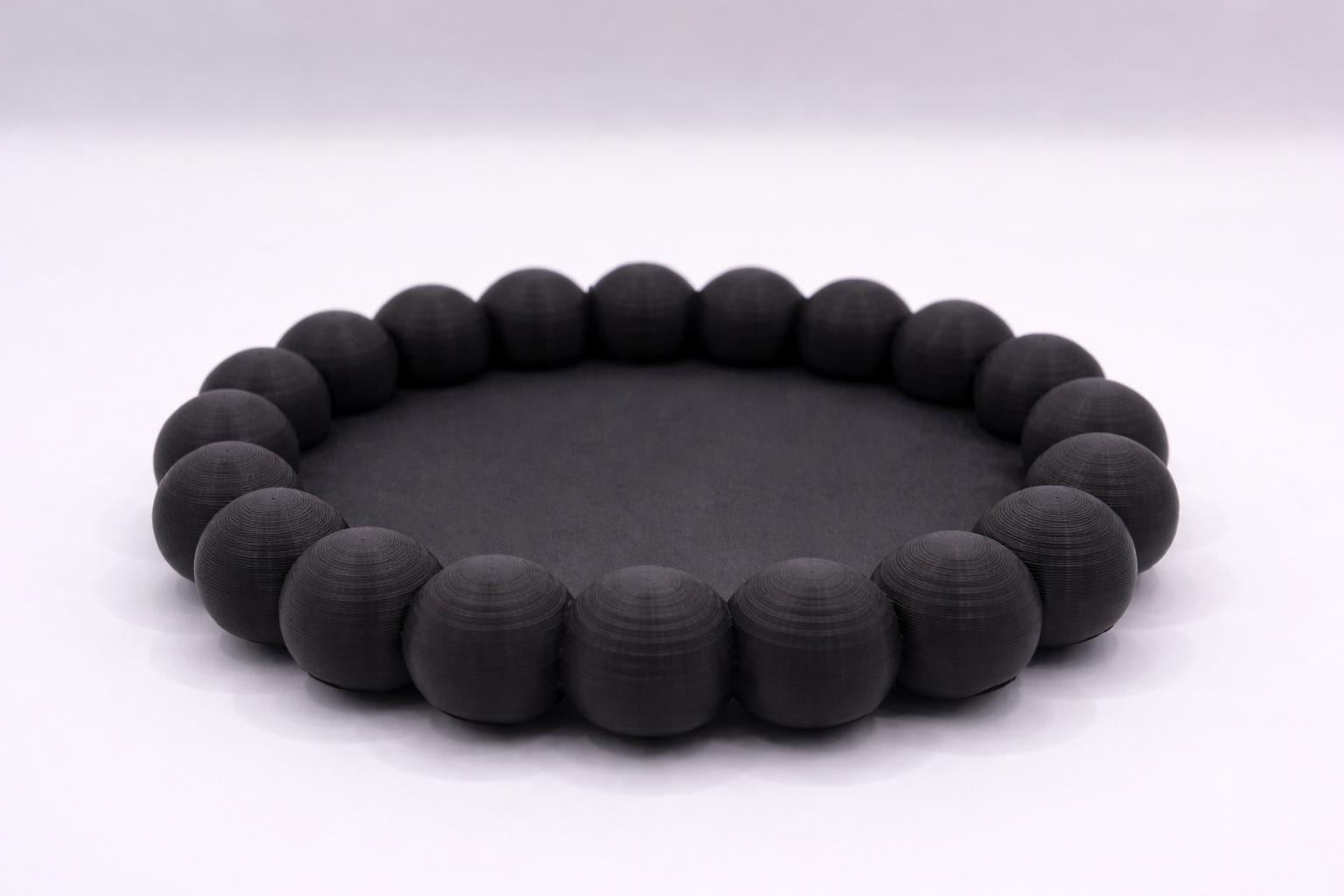 Beaded Jewelry Tray, Modern Vanity Organizer, Minimalist Trinket Dish