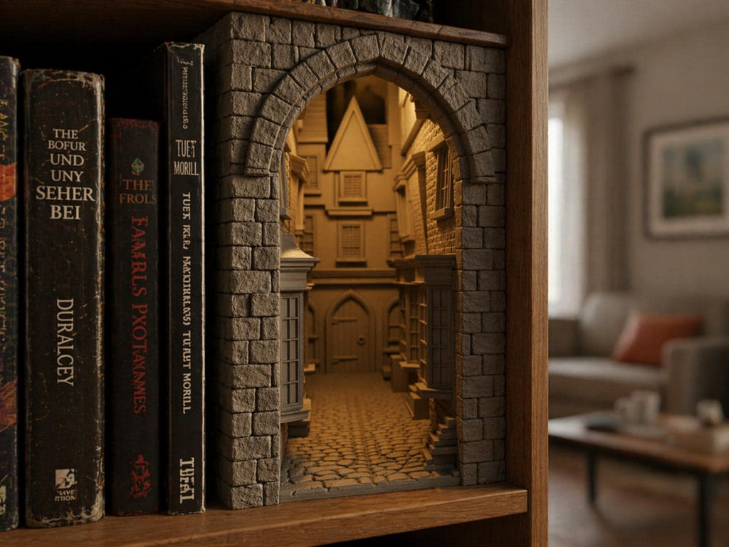 Wizard Alley Book Nook, Bookshelf Insert