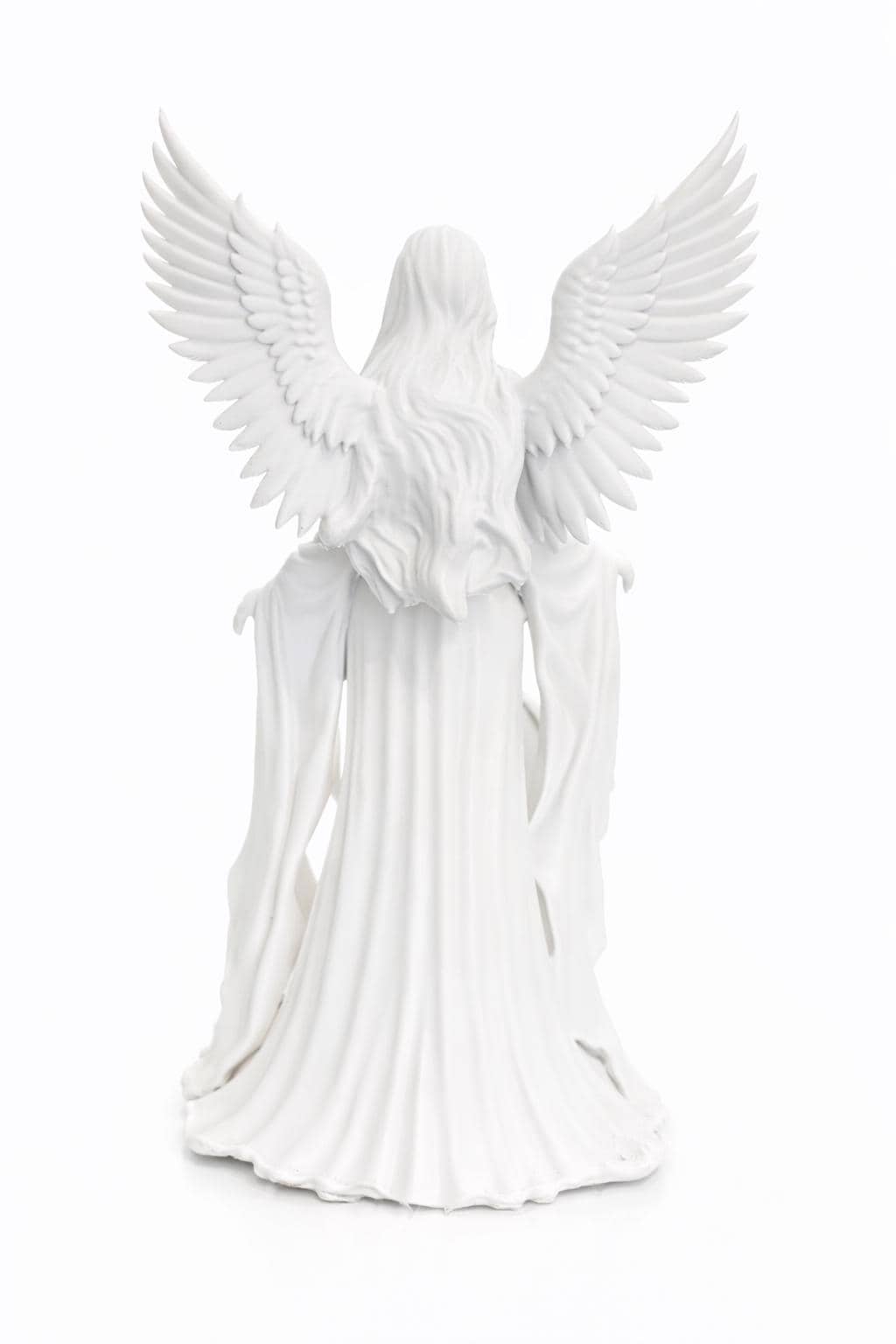 Divine Angel Statue, Heavenly Winged Sculpture, Spiritual Home Decor