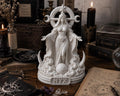 Nyx Goddess Statue, Greek Mythology Night Decor, Gothic Altar Figurine, Witchy Moon Sculpture