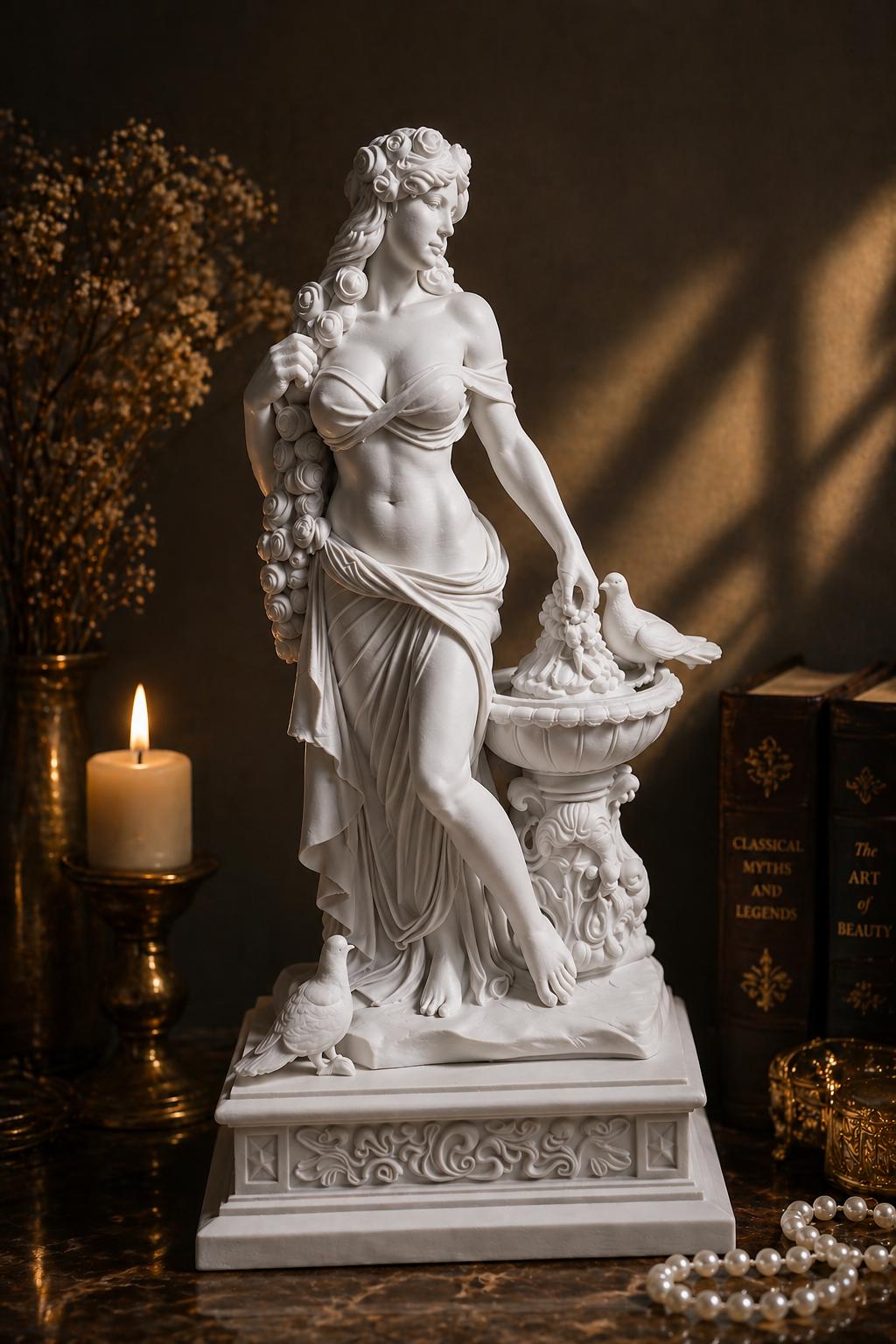 Goddess Statue, Aphrodite Sculpture, Feminine Classical Art