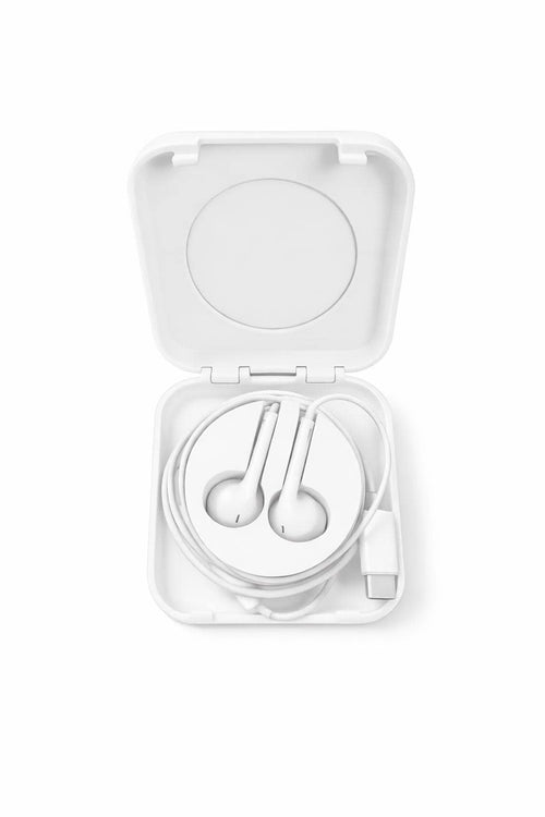 Compact Earpod Case, Tangle-Free Wired Earphone Holder, Travel Organizer