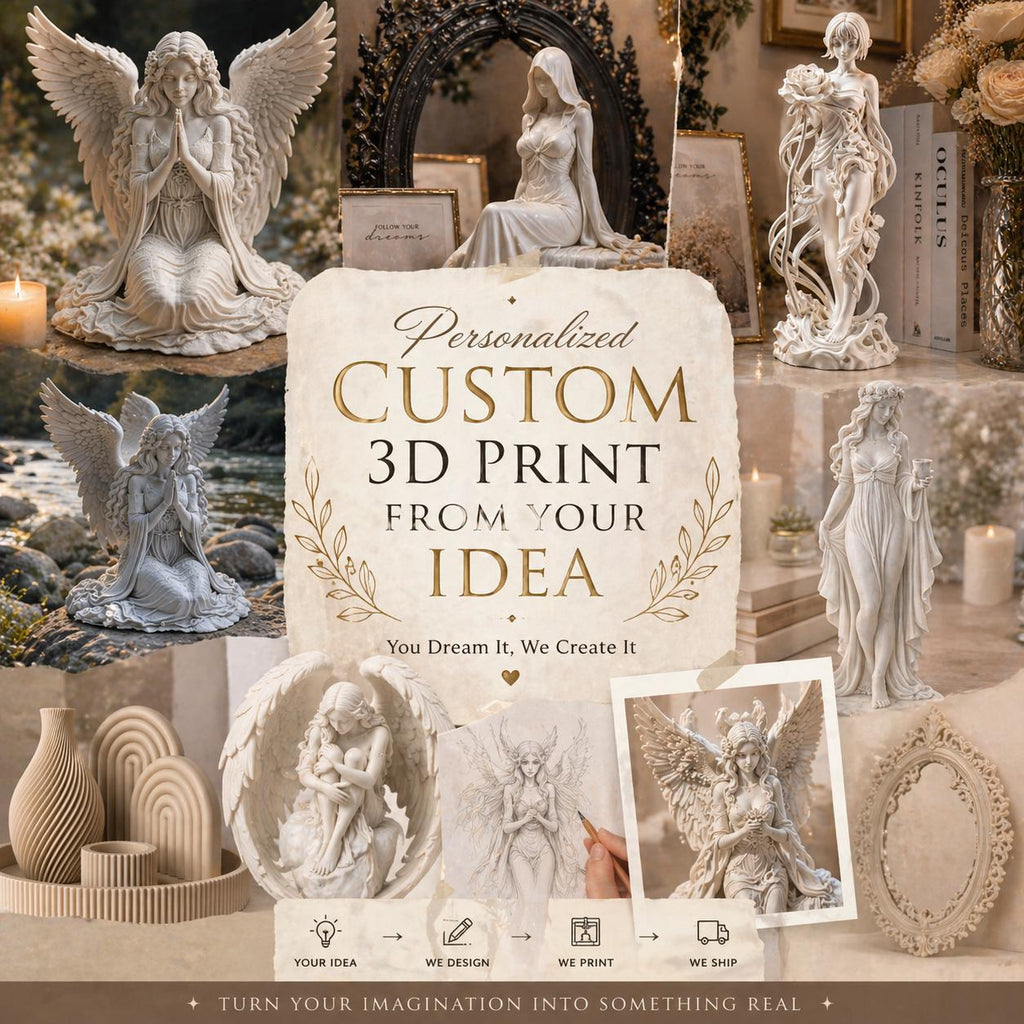 Custom 3D Print From Your Idea, Personalized Figurine & Decor, Turn Your Imagination Into Reality