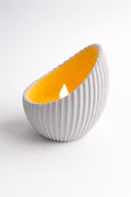 Modern Ribbed Tealight, 3D Printed Minimal Decor, Scandinavian Style — photo 4