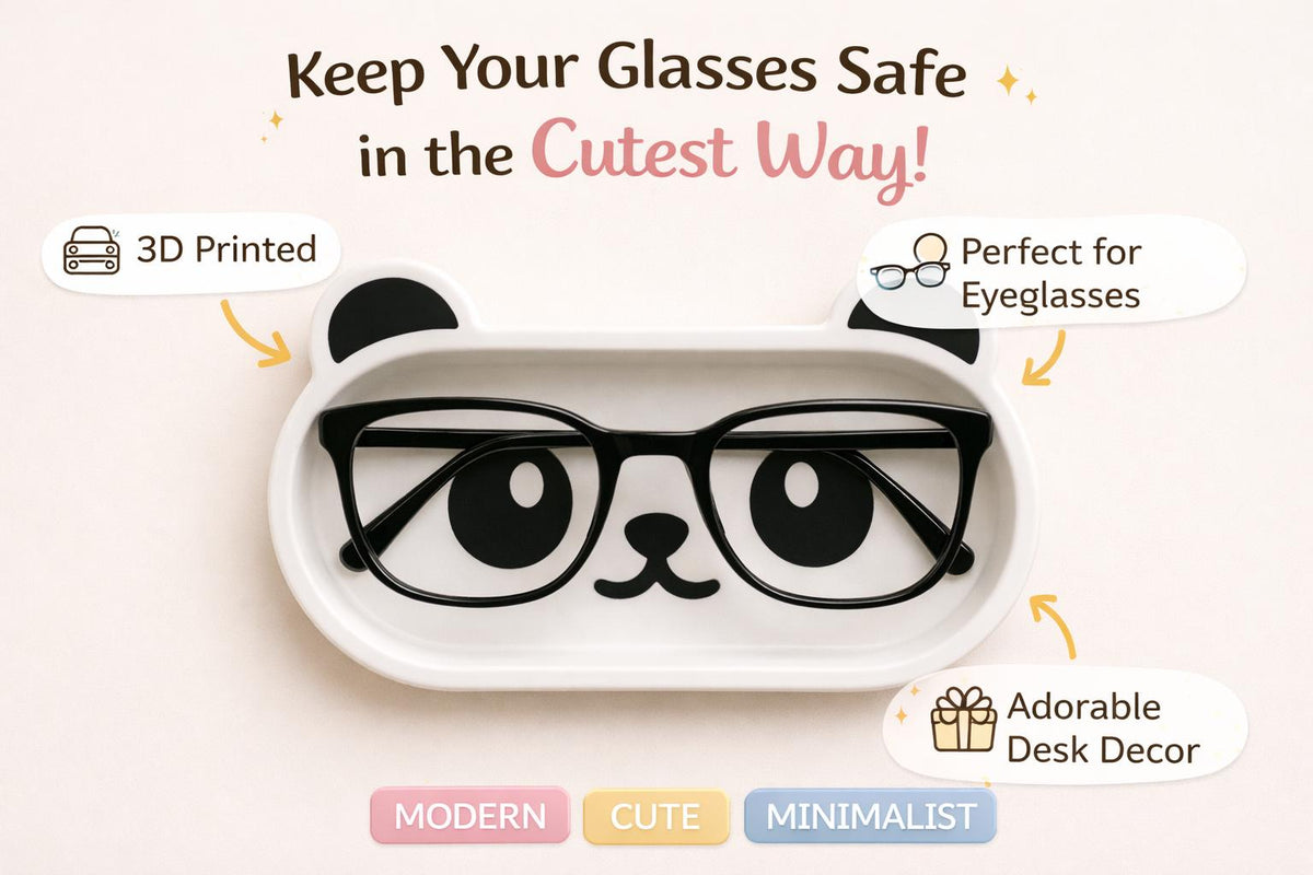Y2K Panda Glasses Holder – Desk & Nightstand Organizer - Panda Eyeglass Stand — photo 2