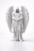 Guardian Angel Statue, Gothic Angel Decor, Dark Fantasy Sculpture, Winged Warrior Figure — photo 3