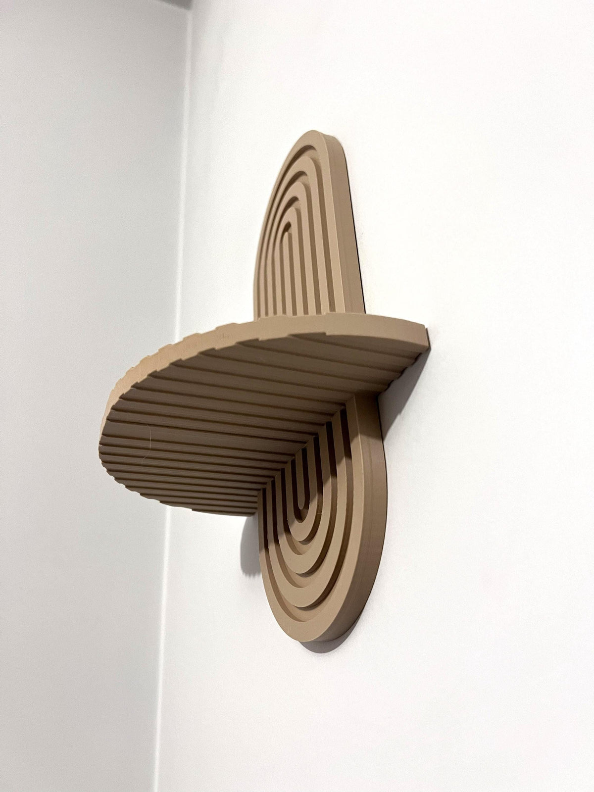 Arched Wall Shelf, Minimalist Boho Decor, Modern Plant Display, Neutral Home Accent — photo 4