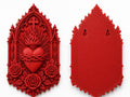 Gothic Sacred Heart Wall Plaque, Ornate Cathedral Frame, Dark Romantic Decor — photo 7