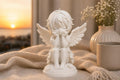Angel Figurine, Comfort Decor Statue, Kawaii Guardian Angel Shelf Piece