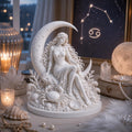 Cancer Zodiac Goddess Statue, Celestial Astrology Decor, Witchy Shelf Accent, Moon Altar Gift