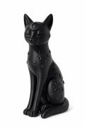 Celestial Black Cat Statue, Moon Star Figurine, Witchy Shelf Decor — photo 3