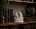 Sleeping Phoenix Statue, Rebirth Symbol, Fantasy Shelf Decor, Mythical Sculpture