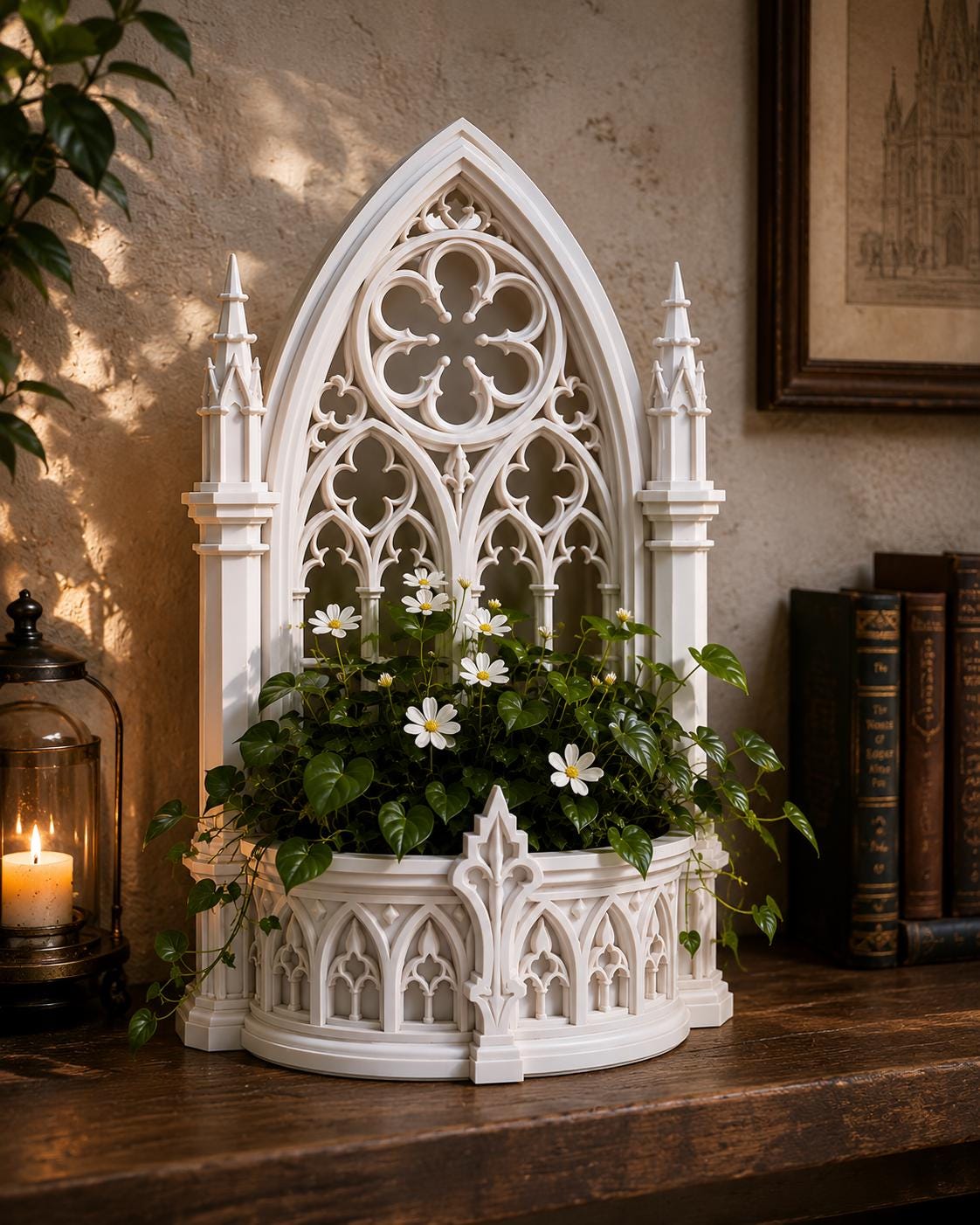 Gothic Altar Bowl, Crystal Holder, Planter, Witchy Home Decor, Key Organizer — photo 2