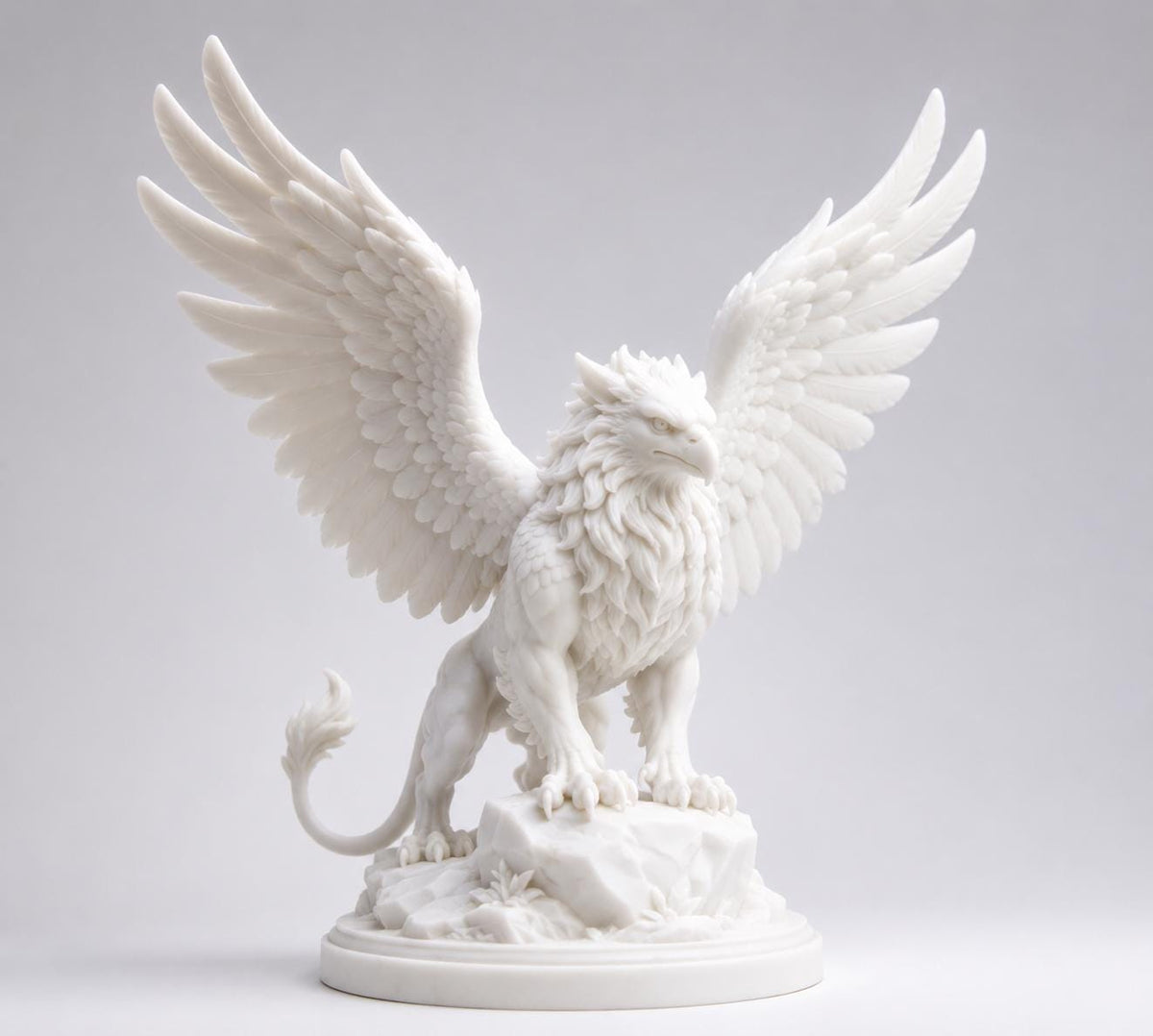 Griffin Statue, Mythical Guardian Sculpture, Gothic Bookshelf Decor, Fantasy Figurine — photo 3