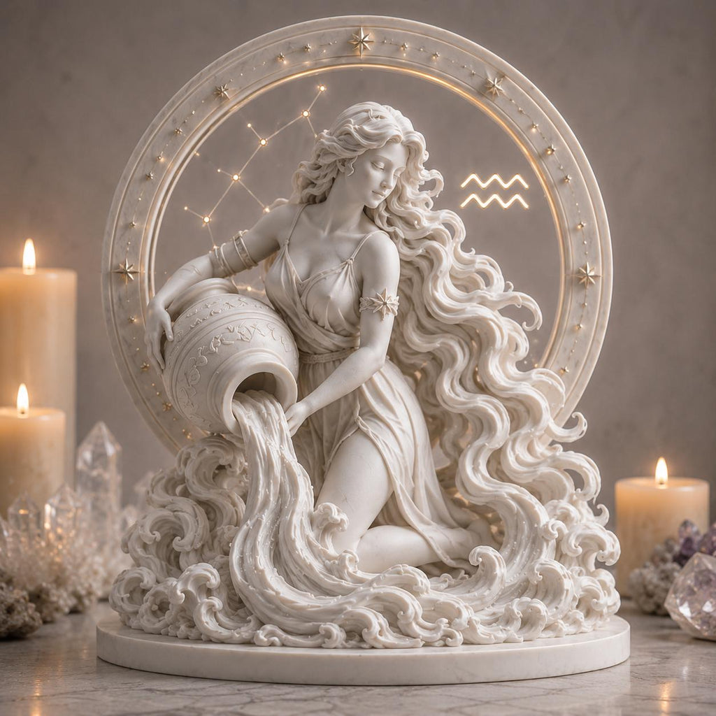 Aquarius Zodiac Sculpture, Centaur Archer Statue