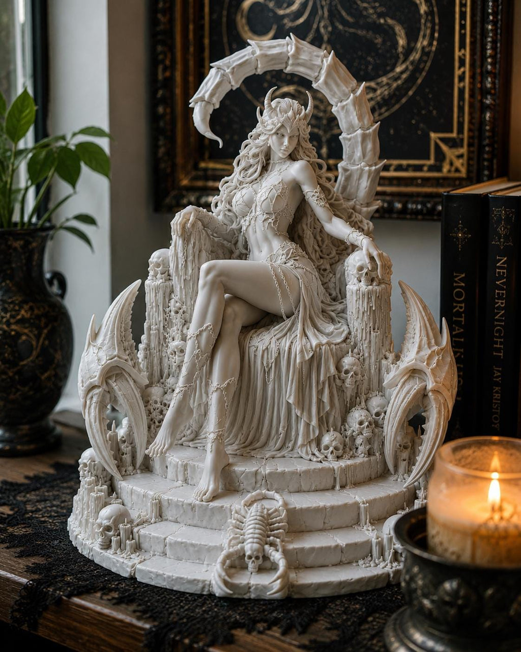 Scorpio Zodiac Statue – Dark Goddess Statue — photo 2