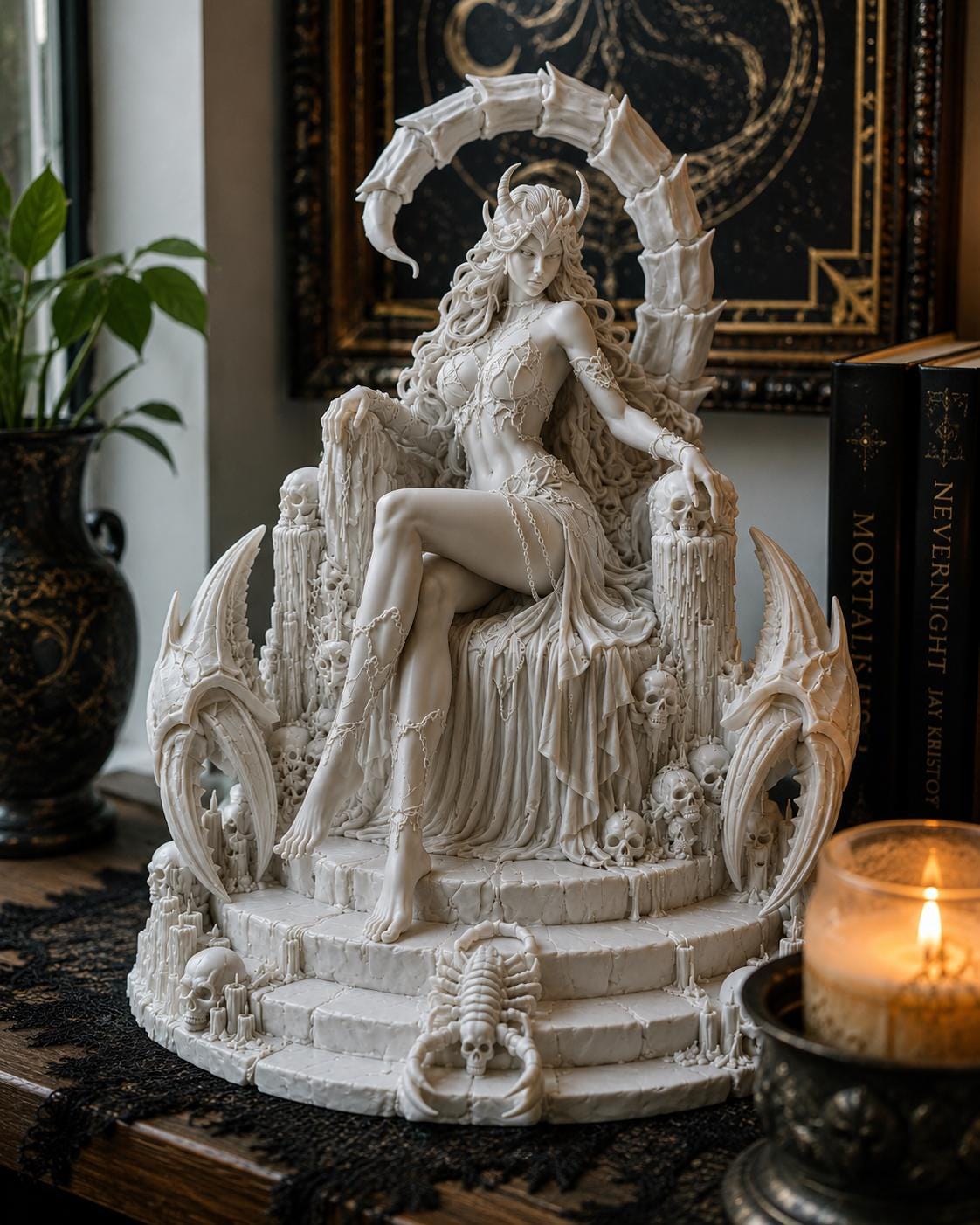 Scorpio Zodiac Statue – Dark Goddess Statue — photo 2