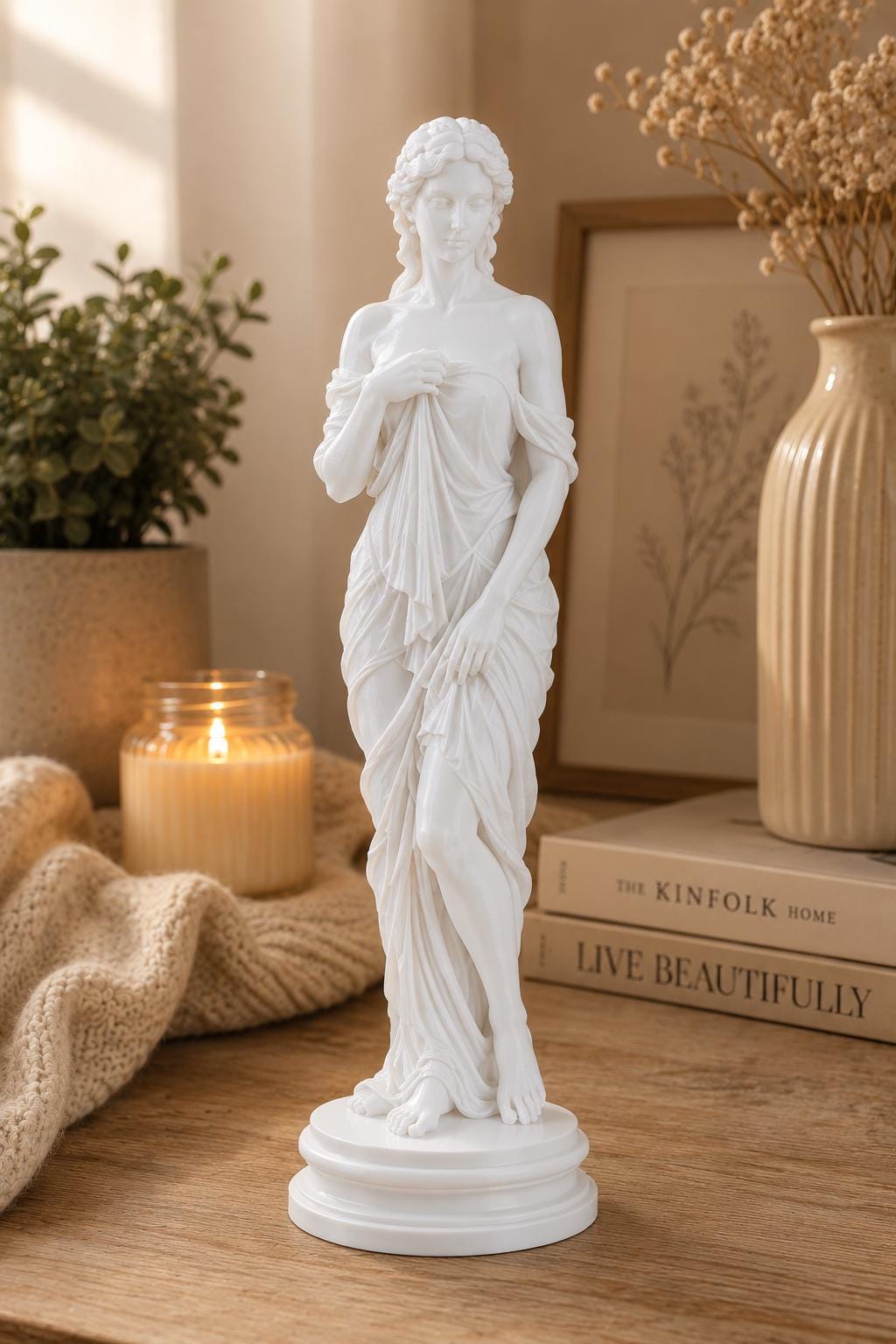 Aphrodite Venus Statue, Greek Goddess of Love, Classical Altar and Shelf Decor — photo 2