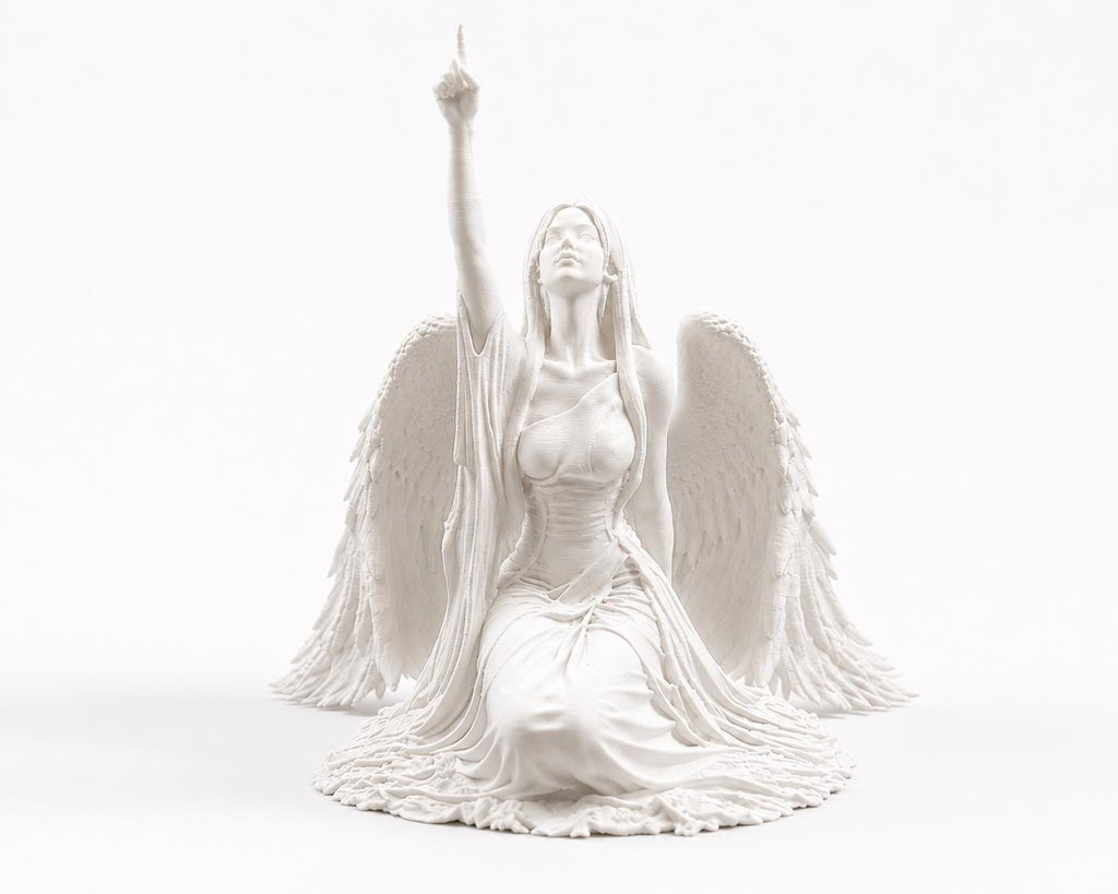 Celestial Angel Statue, Gothic Home Decor — photo 2