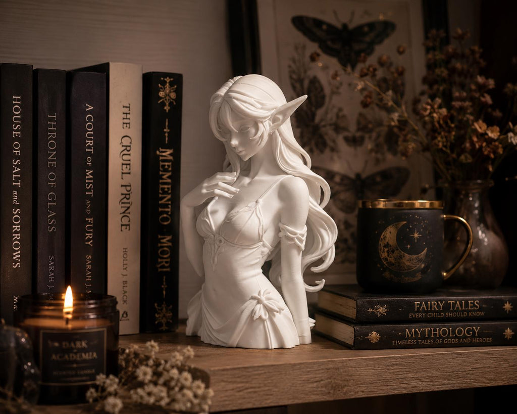 Elf Statue, Elven Goddess Sculpture, Fantasy Decor — photo 3