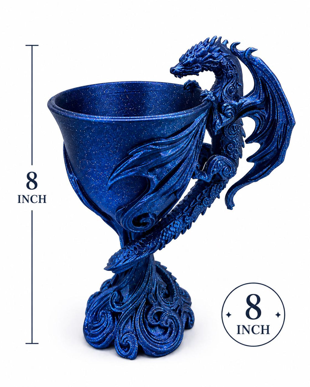 Dragon Dice Holder Goblet, Gothic Fantasy RPG Accessory — photo 3