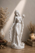 Persephone Statue, Greek Goddess Underworld Queen Sculpture, Gothic Mythology Figurine