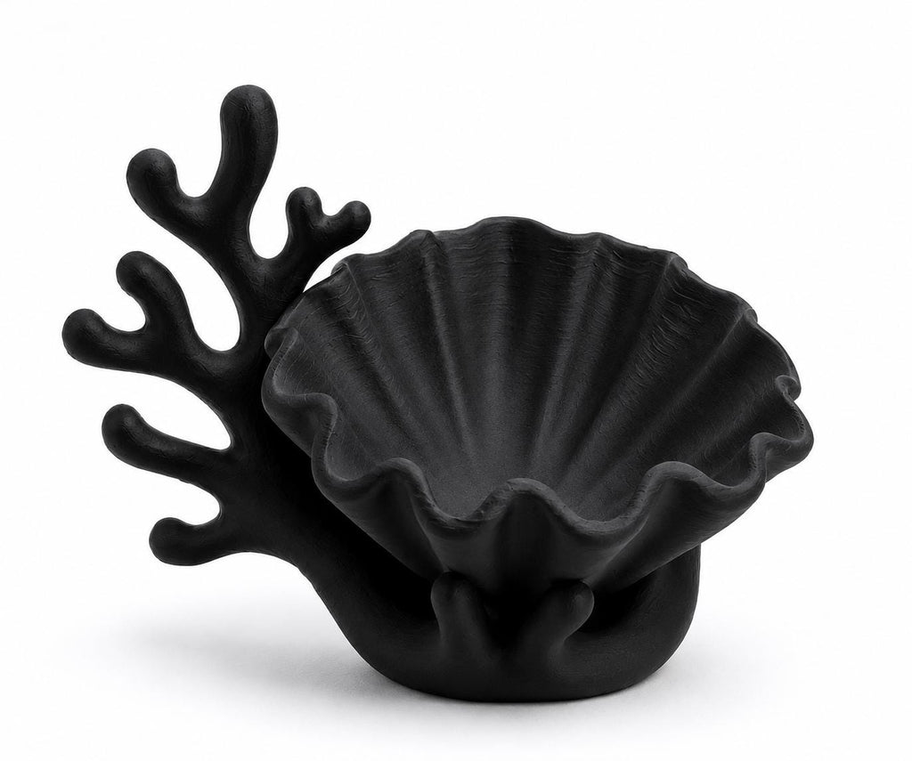 Coral Seashell Planter, Coastal Succulent Pot, Beach House Jewelry Dish — photo 4