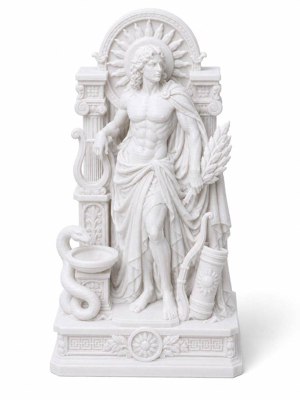 Apollo Statue, Greek God Sculpture, Mythology Altar Decor, Classical Figurine — photo 4