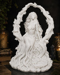 Dryad Forest Goddess Statue, Woodland Tree Spirit Sculpture for Pagan Altar & Gothic Decor — photo 3
