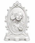 Haunted Mirror Sculpture, Gothic Halloween Decor, Trapped Soul Victorian Statue — photo 4