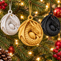 Sleeping Dragon Christmas Ornament, Fantasy Tree Decoration, Dragon Lover Gift
